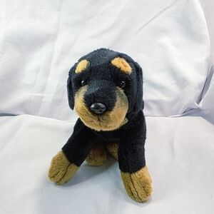Russ Yomiko Classics Rottweiler Dog Plush Stuffed Toy Realistic 14 Inch